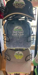 McCloud Golf Club logo ball caps