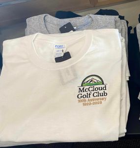 McCloud Golf Club logo t-shirts